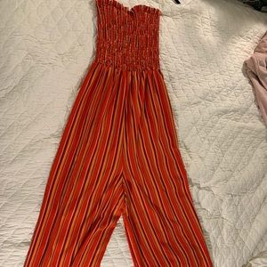 Striped sleeveless jumper